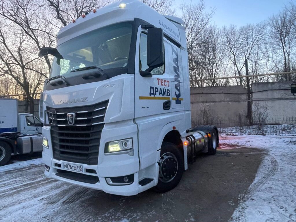 Компания «Сервис-Интегратор» протестировала газомоторные тягачи КАМАЗ К5